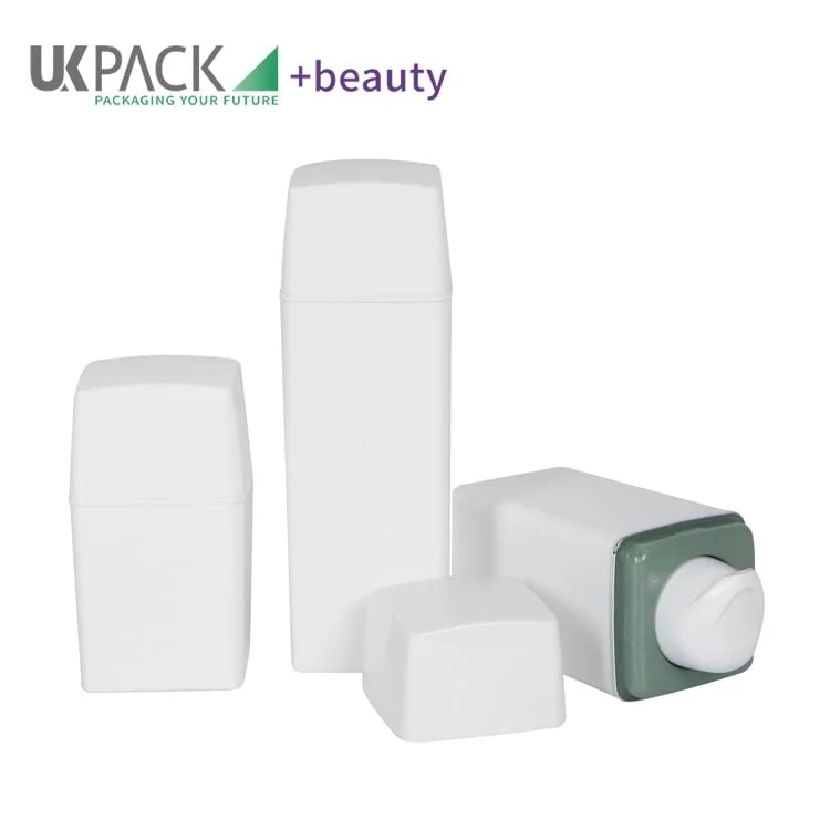 Square Airless Bottle 15ml, 30ml, 50ml, UKA12
