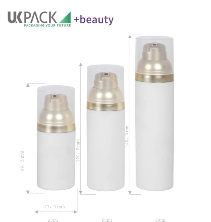 30ml, 50ml, 75ml PP airless pump bottle for lotion