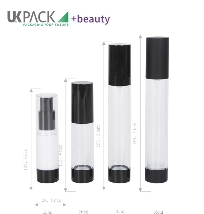 15ml 20ml 30ml 35ml skin care airless bottle for lotion