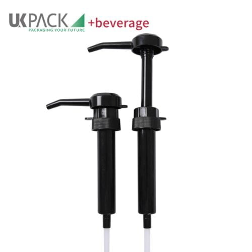 Black sauce and syrup pump dispenser for kitchen