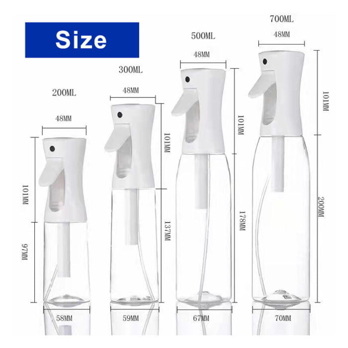 size of continuous spray bottle