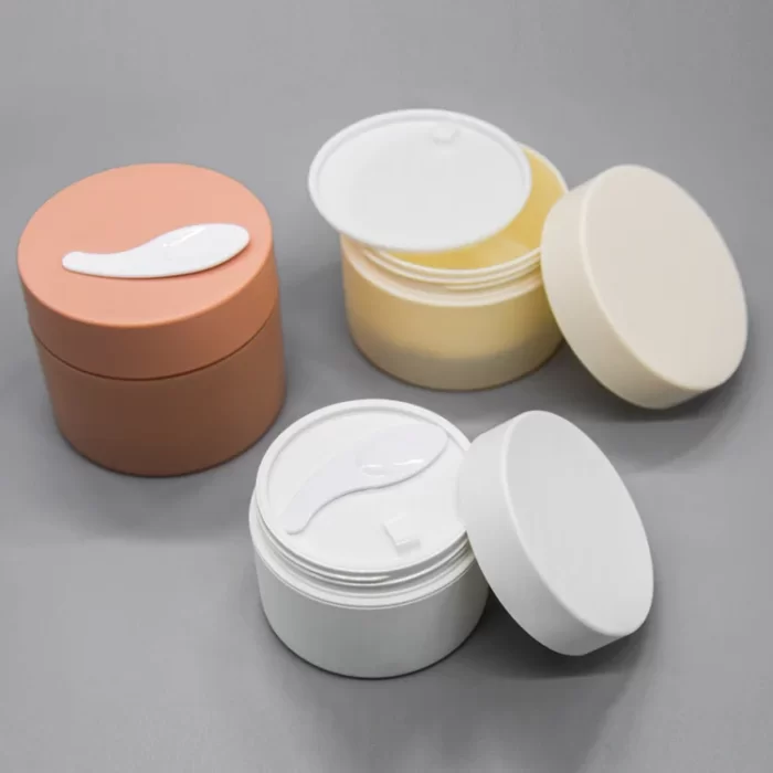 two sizes of china 8 oz cosmetic jars - item UKC15