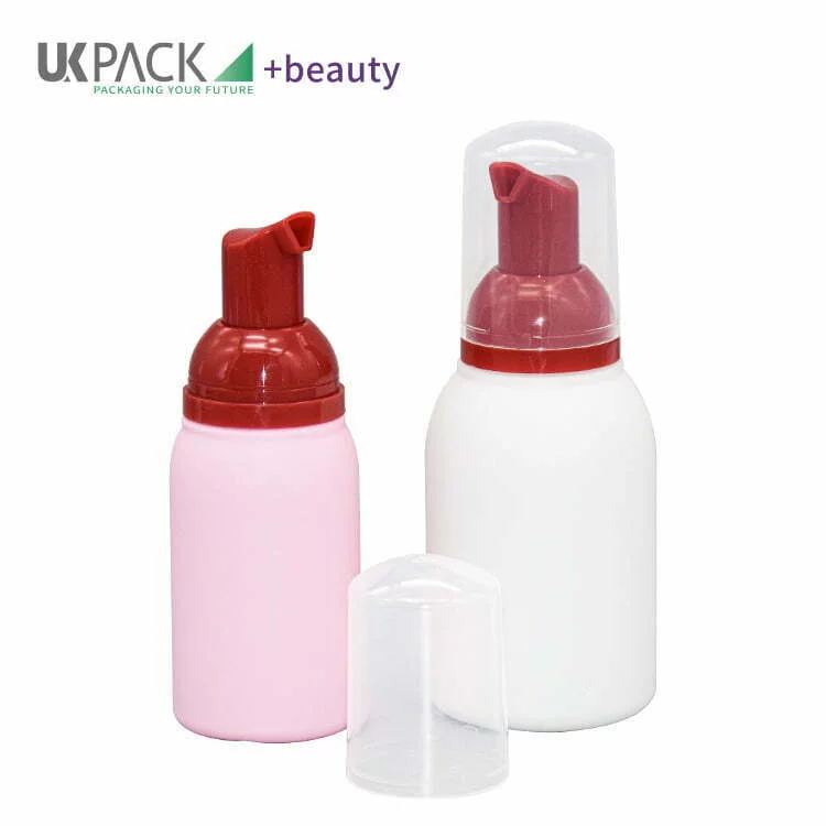 50ml 和 100ml HDPE 泡沫泵瓶，用於洗手液和洗面乳