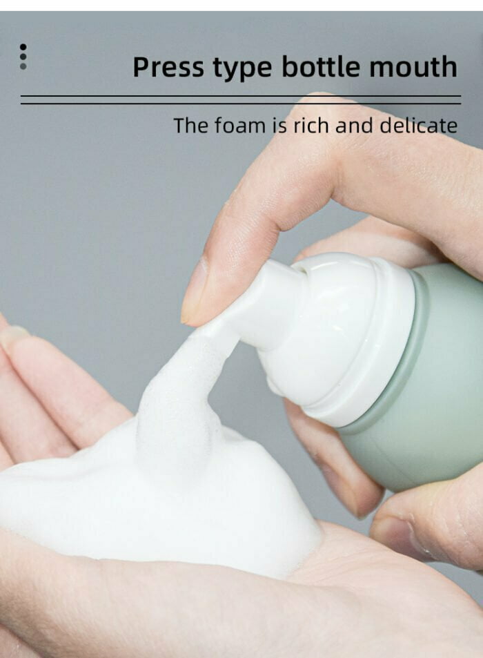 Rich foam from foaming hand soap bottles