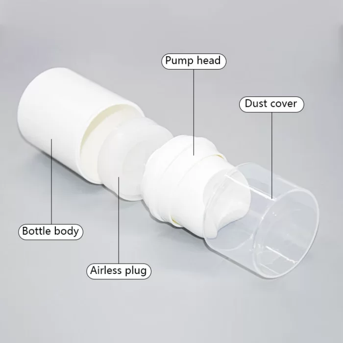 structure of 200ml airless pump bottle - UKA62