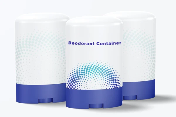 empty roll on deodorant containers bulk white pp plastic cosmetic body lotion bottle