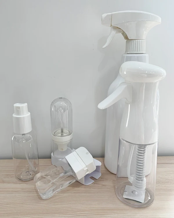 multiple shapes of spray bottles for different applications multiple shapes of spray bottles for different applications