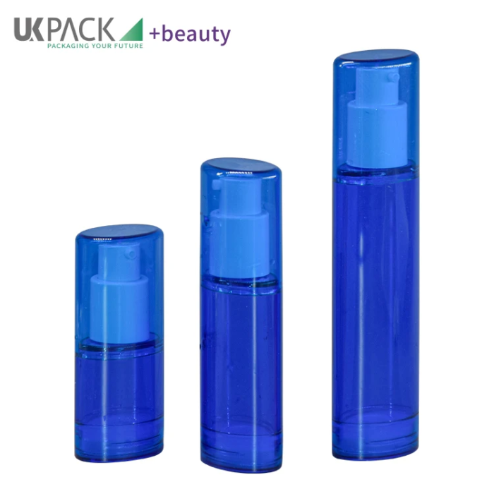 blue pp 15ml airless pump bottles 30ml 50ml - 2