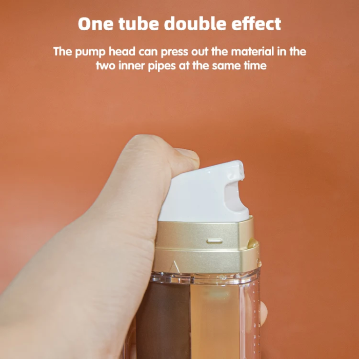 dual chamber airless treatment pump bottle - 4