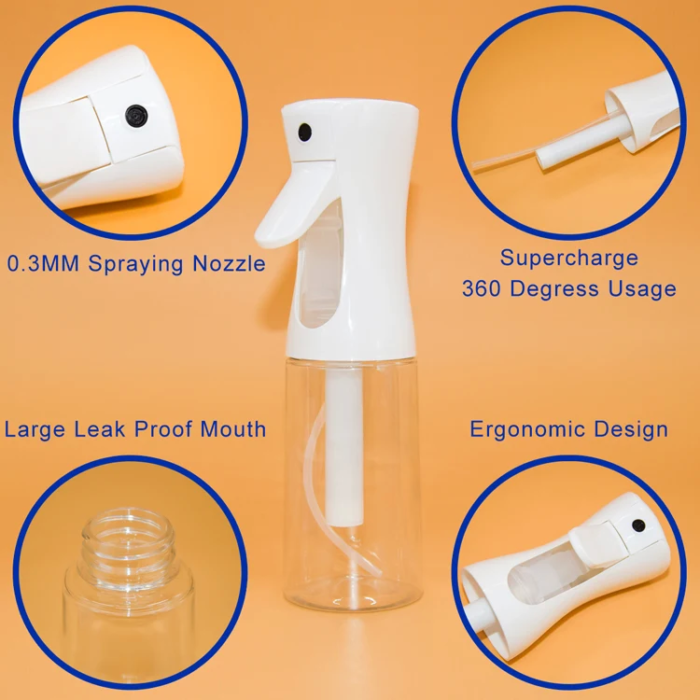 features of fine mist continuous 500ml spray bottle