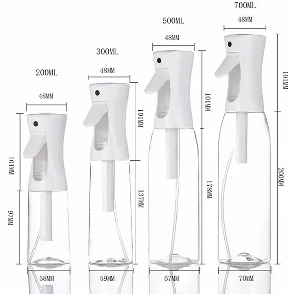 size chart of 200ml 300ml 500ml 700ml spray bottle size chart of 200ml 300ml 500ml 700ml spray bottle