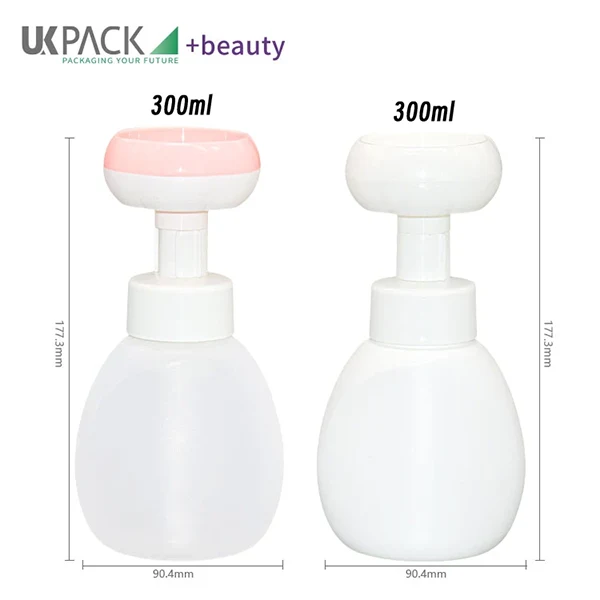 size chart of flower-shaped refillable foam pump bottle size chart of flower-shaped refillable foam pump bottle