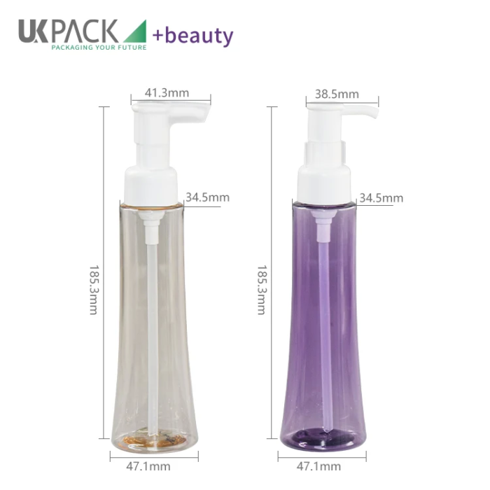 size of plastic makeup remover bottle 100ml - UKG30