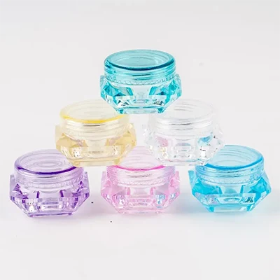 mini cosmetic jars - 1