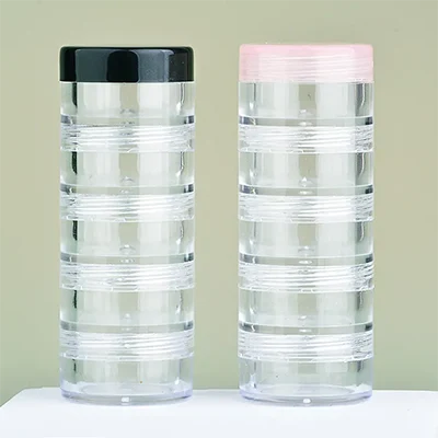 stackable cosmetic jars - 1