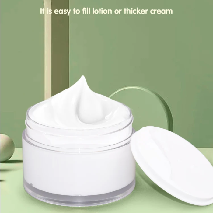 customized 100g cosmetic jar with spatula for cream - 5