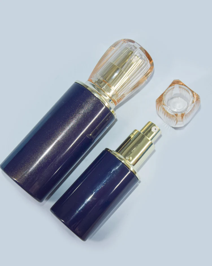 luxury skincare blue bottle set - 5