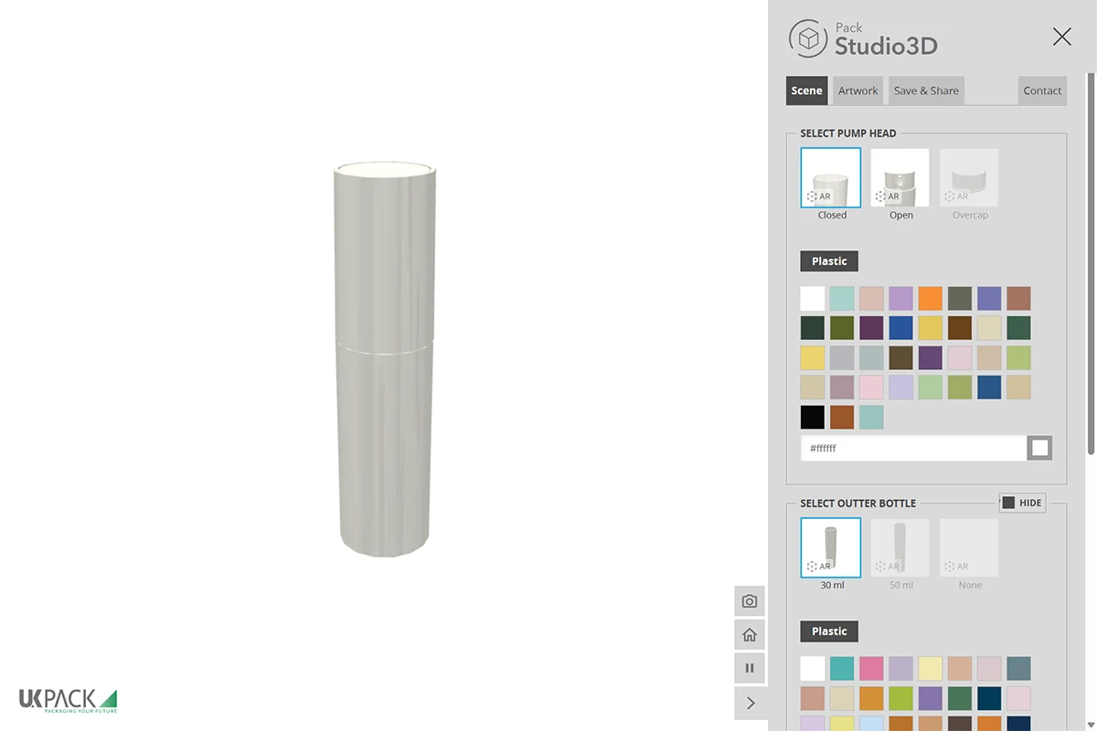 3d configurator for cosmetic packaging – 2 3d configurator for cosmetic packaging - 2