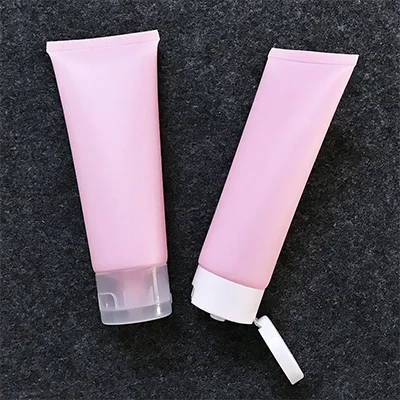 pink cosmetic tube - 1