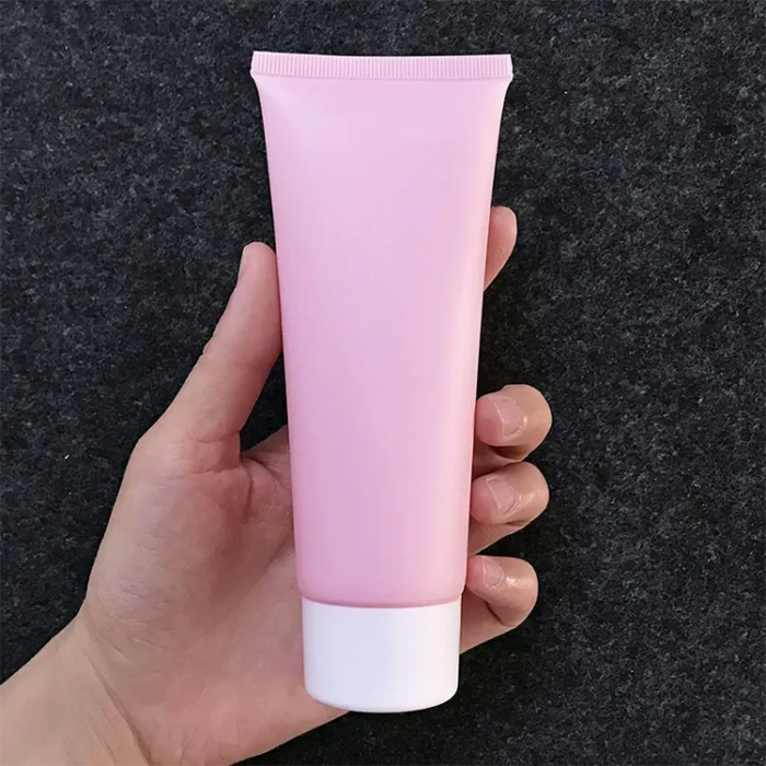 pink cosmetic tube - 3