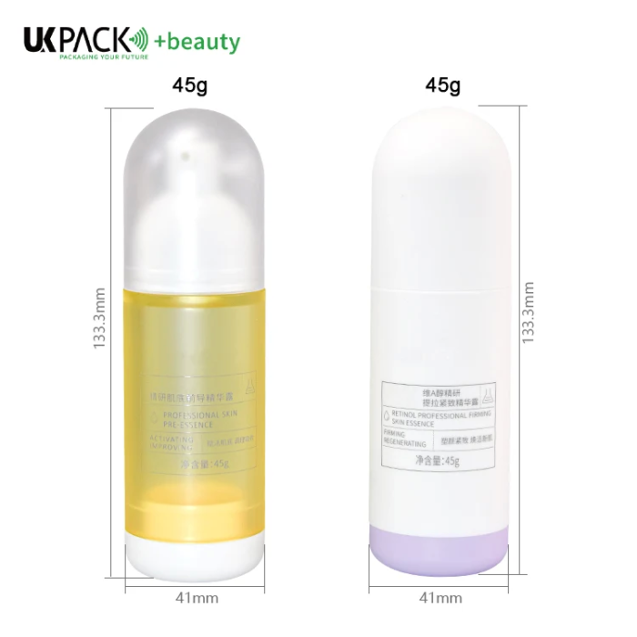 pp as 45ml airless pump bottle with matte surface - 2