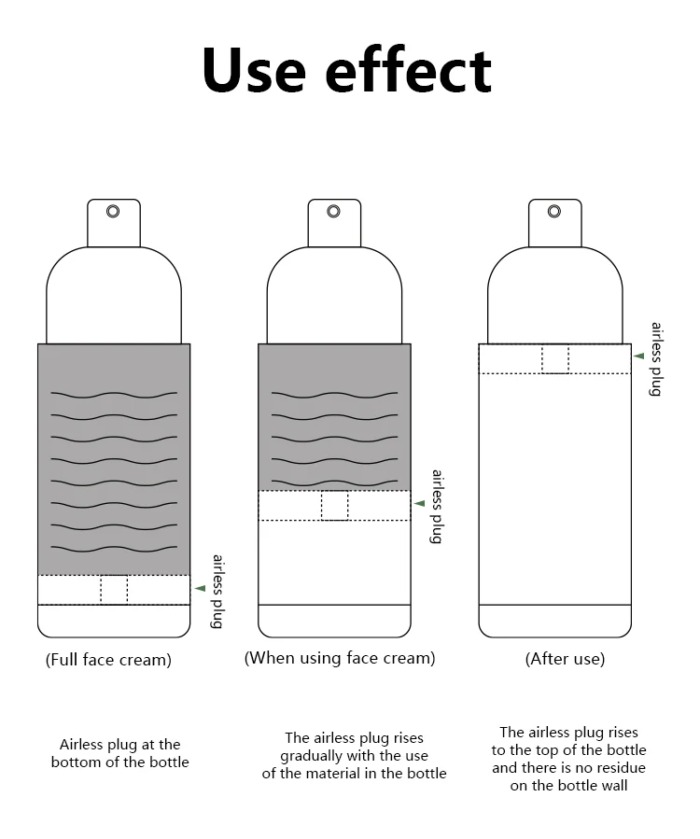 pp as 45ml airless pump bottle with matte surface - 8