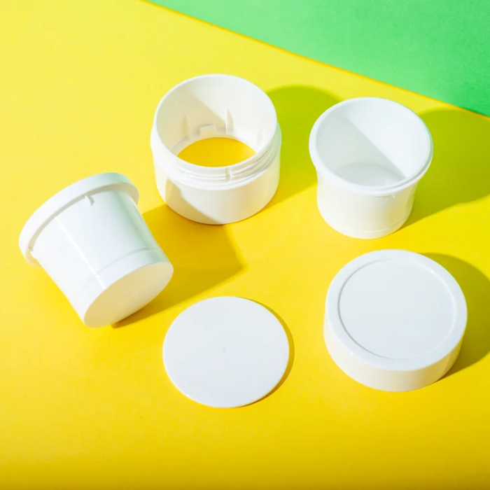 pp plastic refillable cream jar 100g 150g 200g - UKC52 - 4