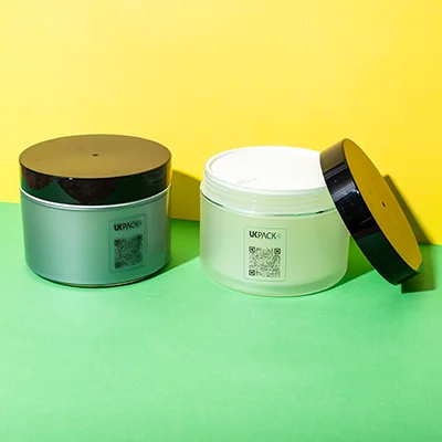 double wall AS PP 500ml body butter container - 1