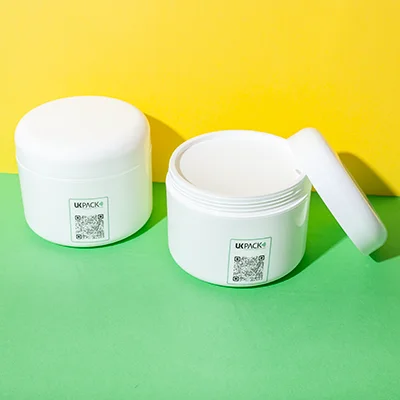 double wall PP 500ml cosmetic jar for body butter - 1