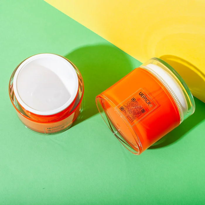 double wall acrylic 200g cosmetic jar - 3
