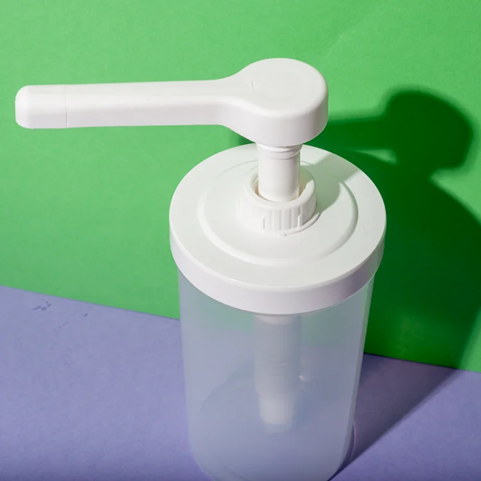 sauce dispenser pump with container - UKS30 15ml 30ml with 1000ml pp bottle - 3