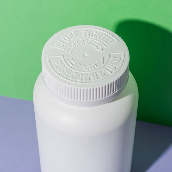 white HDPE plastic 500cc sports nutrition bottle - 3