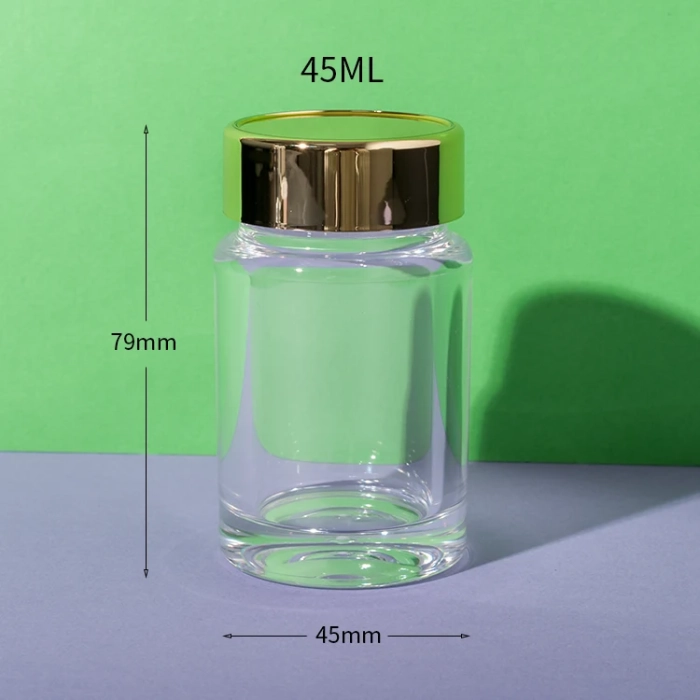 PS clear dietary supplement bottle 45ml - 2