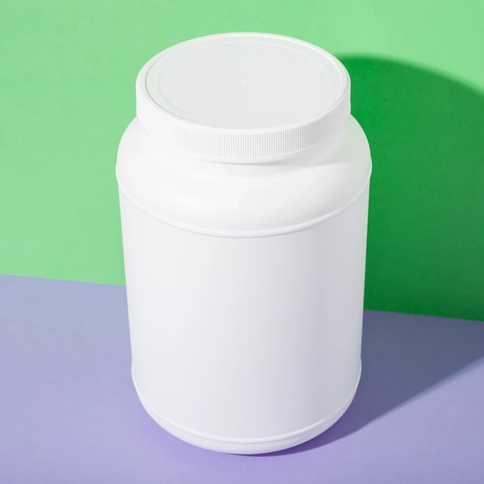 hdpe plastic protein powder jar 2500ml - 3