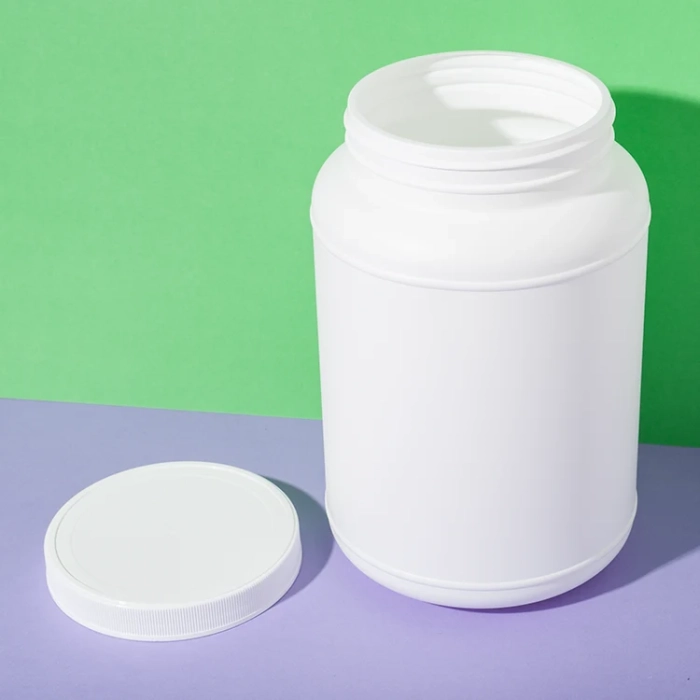 hdpe plastic protein powder jar 2500ml - 4