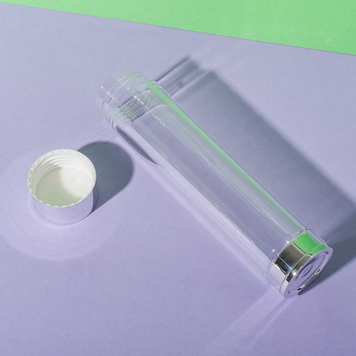 ps clear cylindrical supplement bottle 70ml - 2