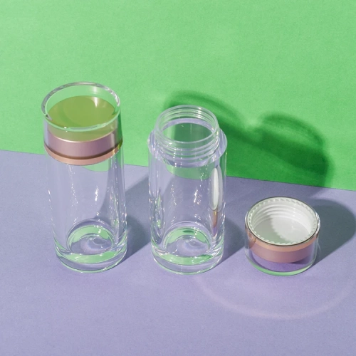 ps plastic clear supplement bottle 20ml - 1