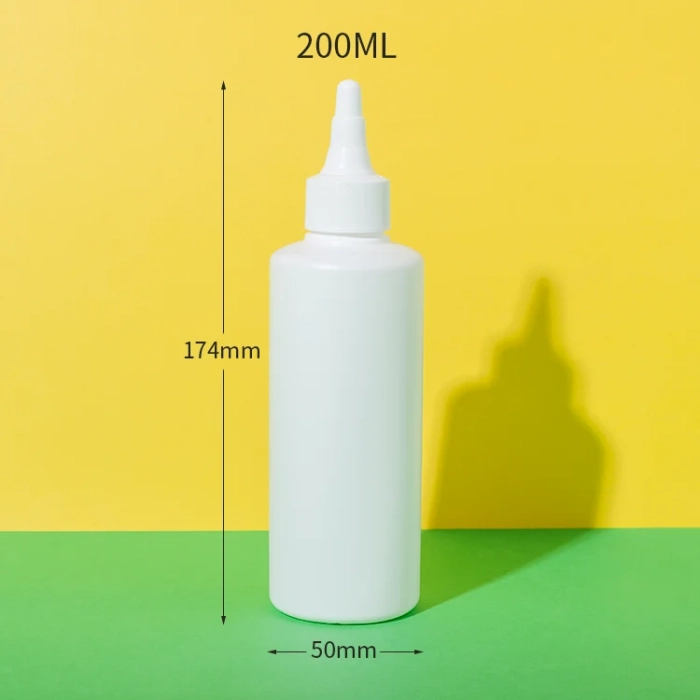 hdpe plastic 200ml applicator bottle for hair oil - 2