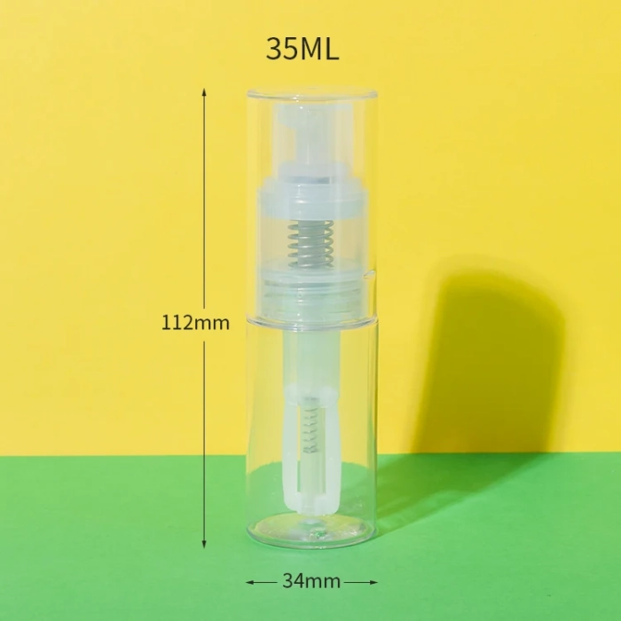 pet fine mist powder spray bottle 60ml - 1