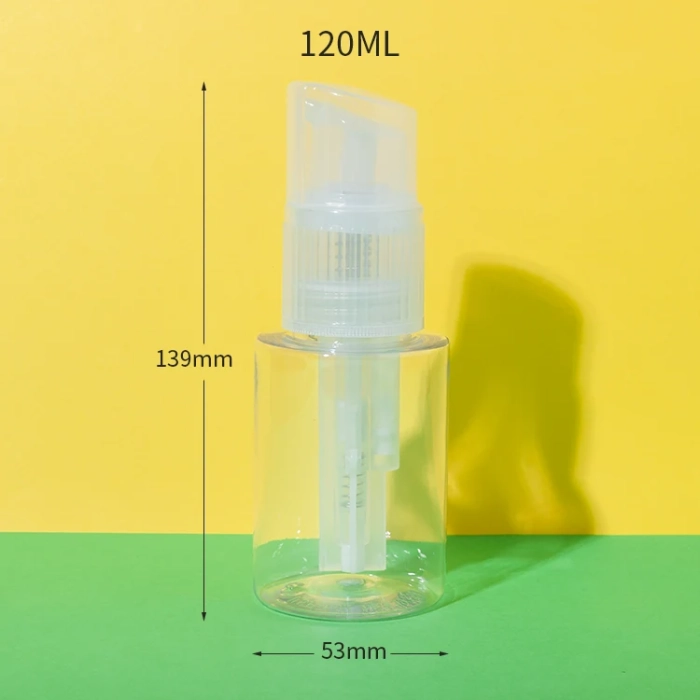 pet plastic powder spray bottle 120ml - 1
