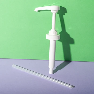 ribbed 38-400 750ml syrup pump 8ml - 8