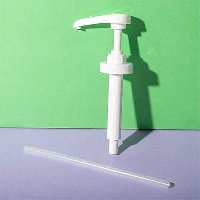 ribbed 38-400 soda syrup pump 5ml - 8