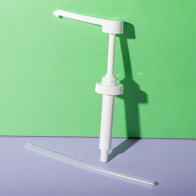 ribbed 38-400 pump for coffee mate creamer 10ml - 8