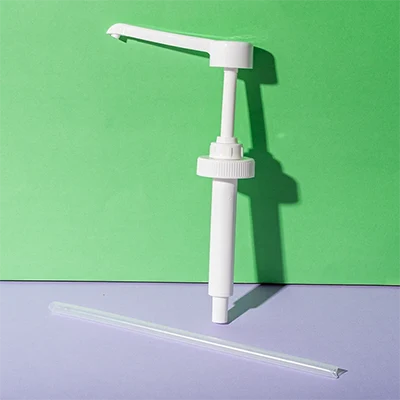 ribbed 38-400 pump for flavored syrup bottle 8ml - 8