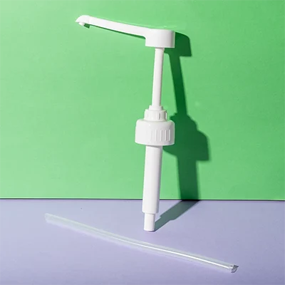 ribbed 38-410 1 liter syrup pump 10ml - 8