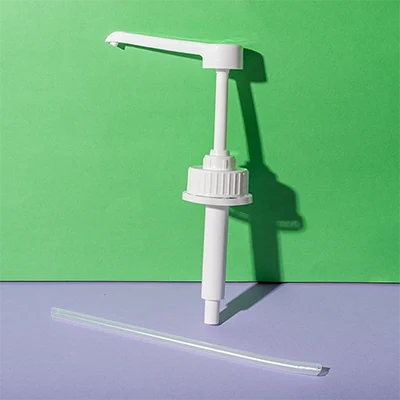 ribbed 43-410 laundry detergent pump with tamper-evident cap 10ml - 8