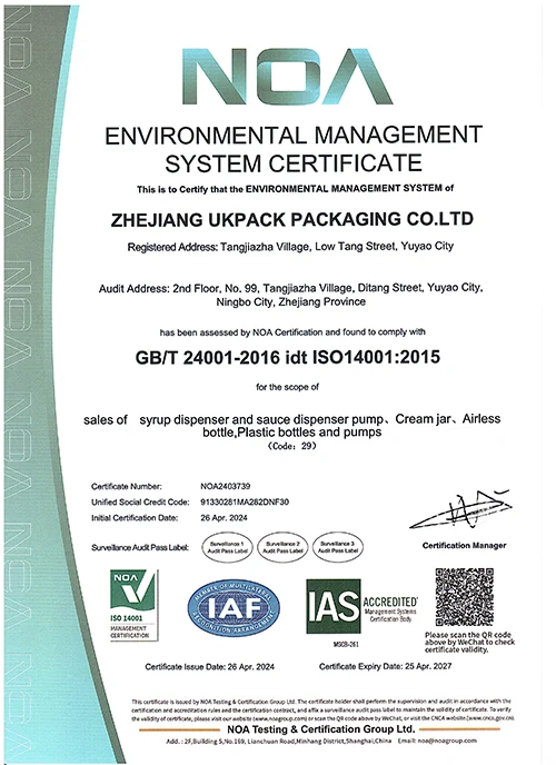 ISO14001 - UKPACK