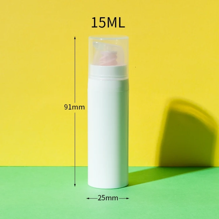 small all pp mono-material airless bottle 15ml - 1