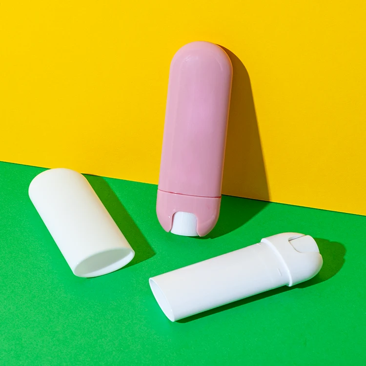5ml pp plastic oval lip balm tubes - 1