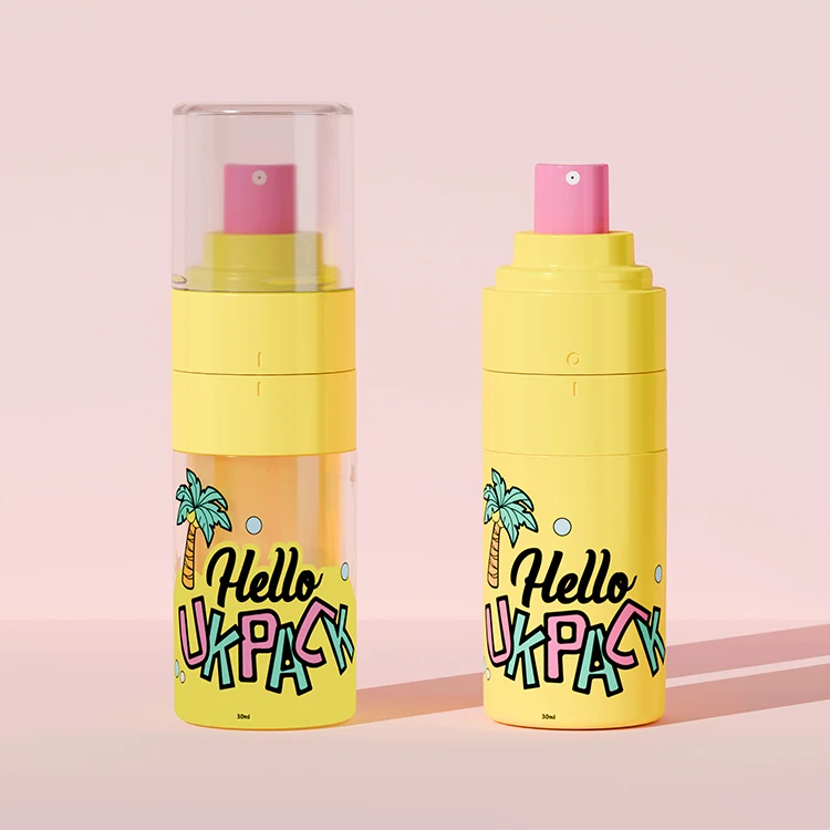 refillable duo-mix dual chamber airless spray bottle - 111